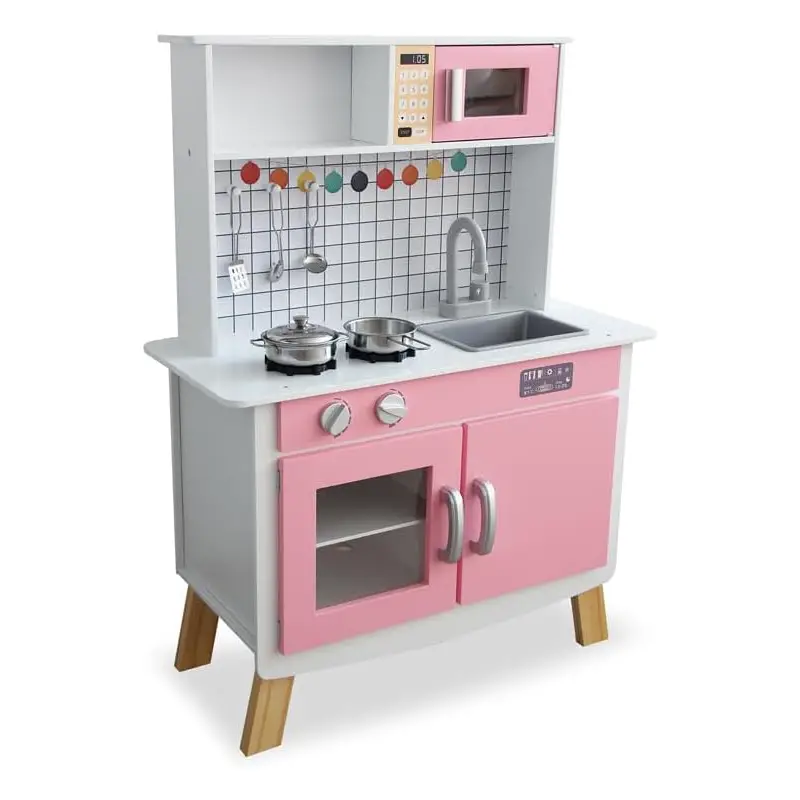 Cucina in Legno 68x30x89.5 Cm • Fatto di Legno - Cucine e gioco simbolico