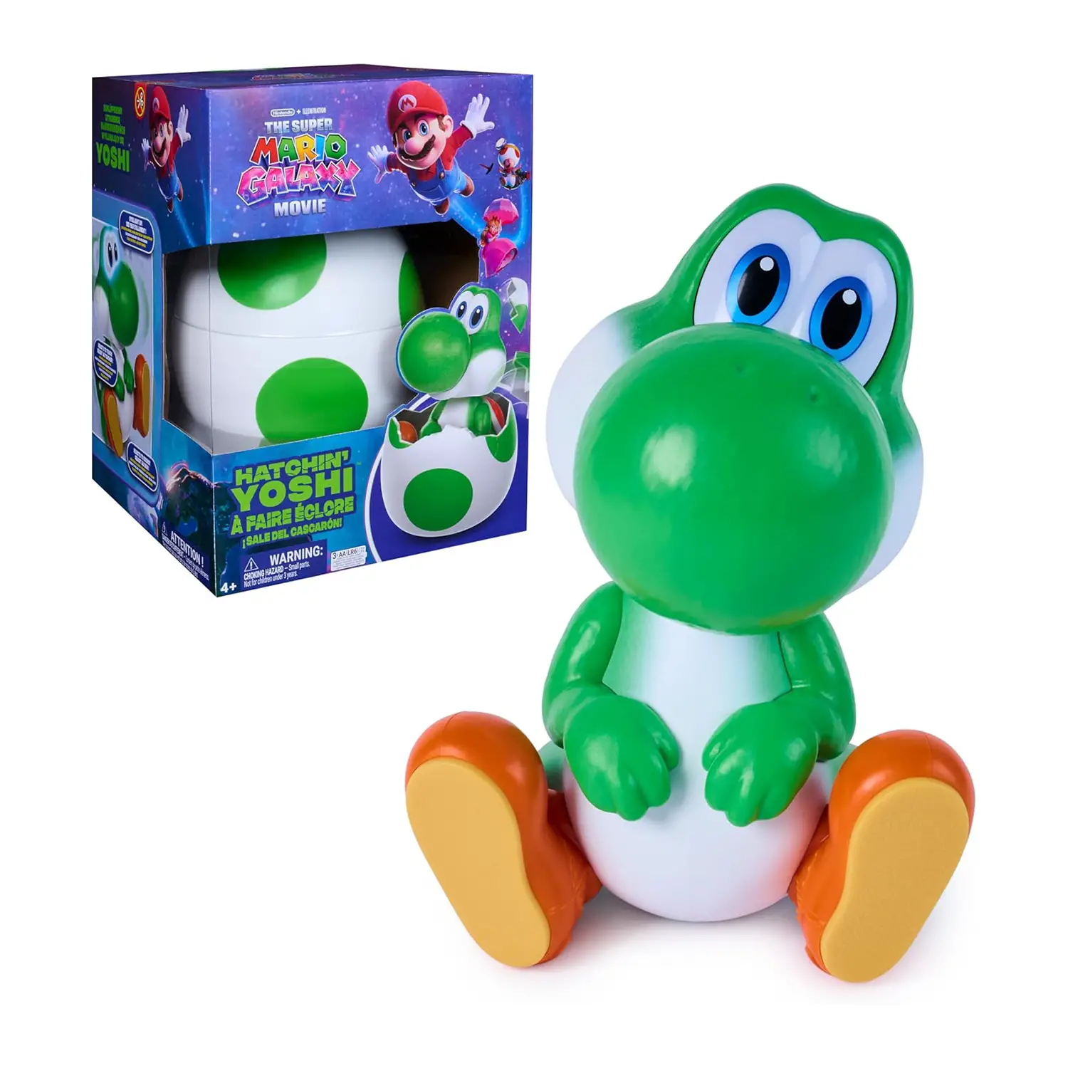 Yoshi Interattivo, Super Mario Galaxy Il Film, Uovo e Personaggio - action figures ed accessori