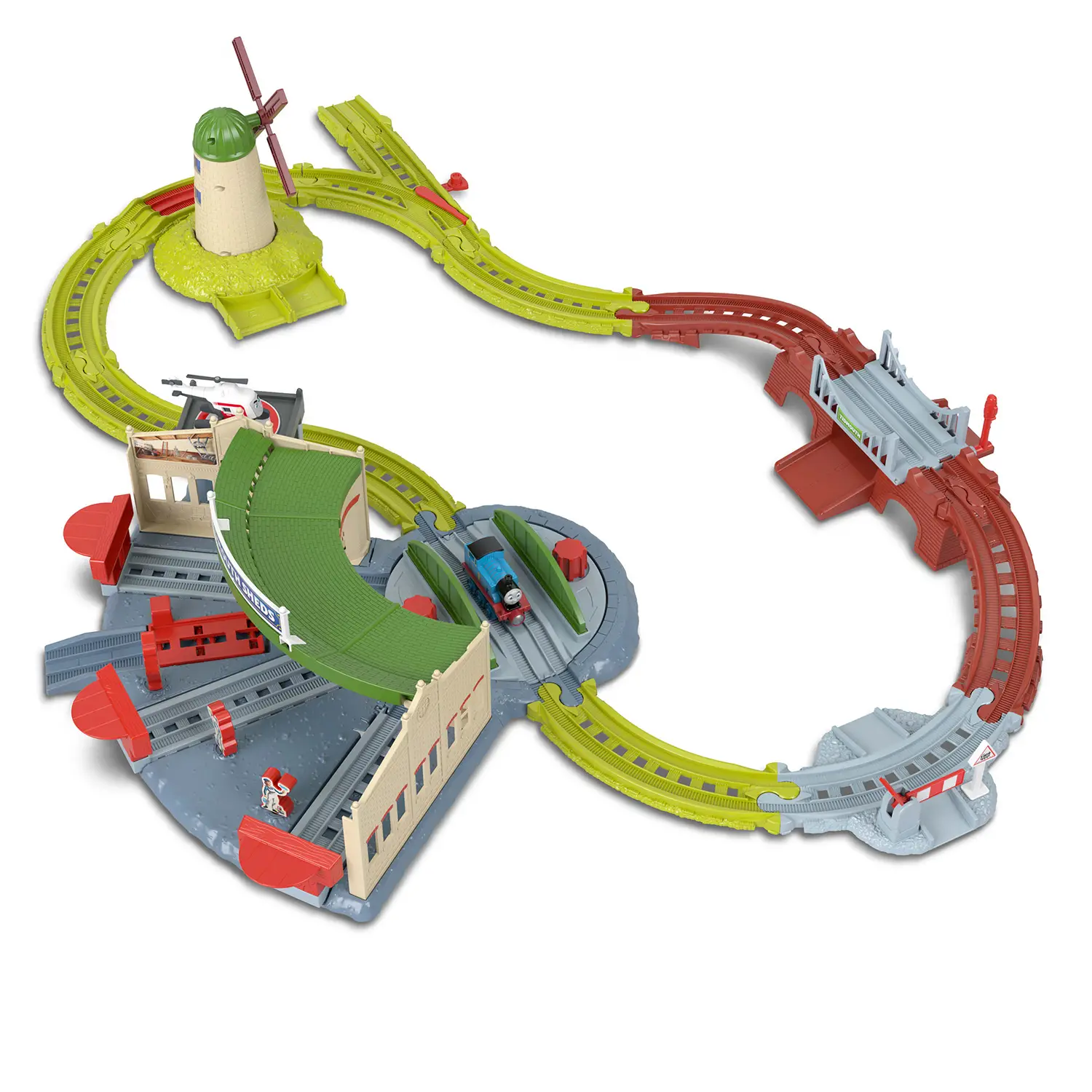 Thomas & Friends Capanno di Tidmouth JLL36 - Veicoli, garage e piste