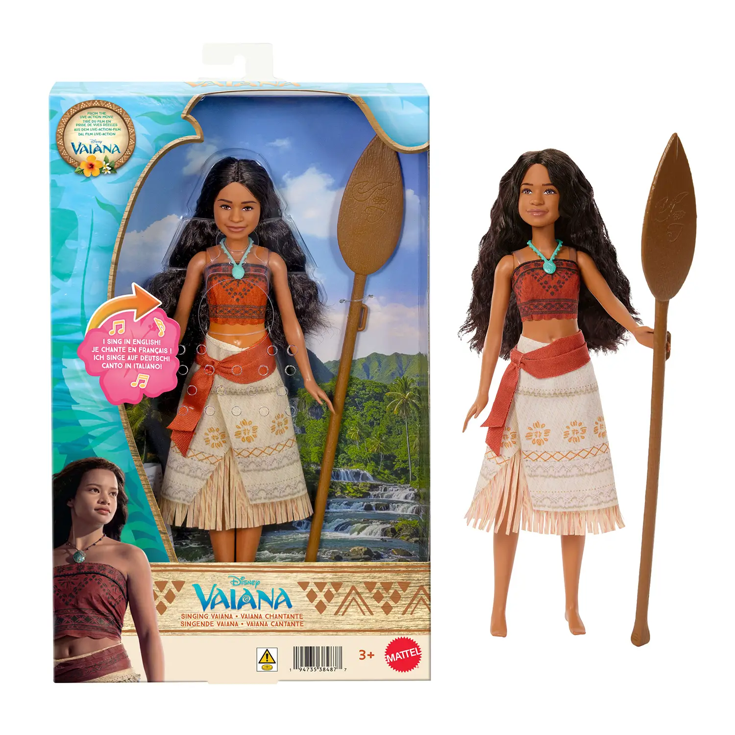 Disney Vaiana Cantante Live-Action JMT27 - collezionabili bambina
