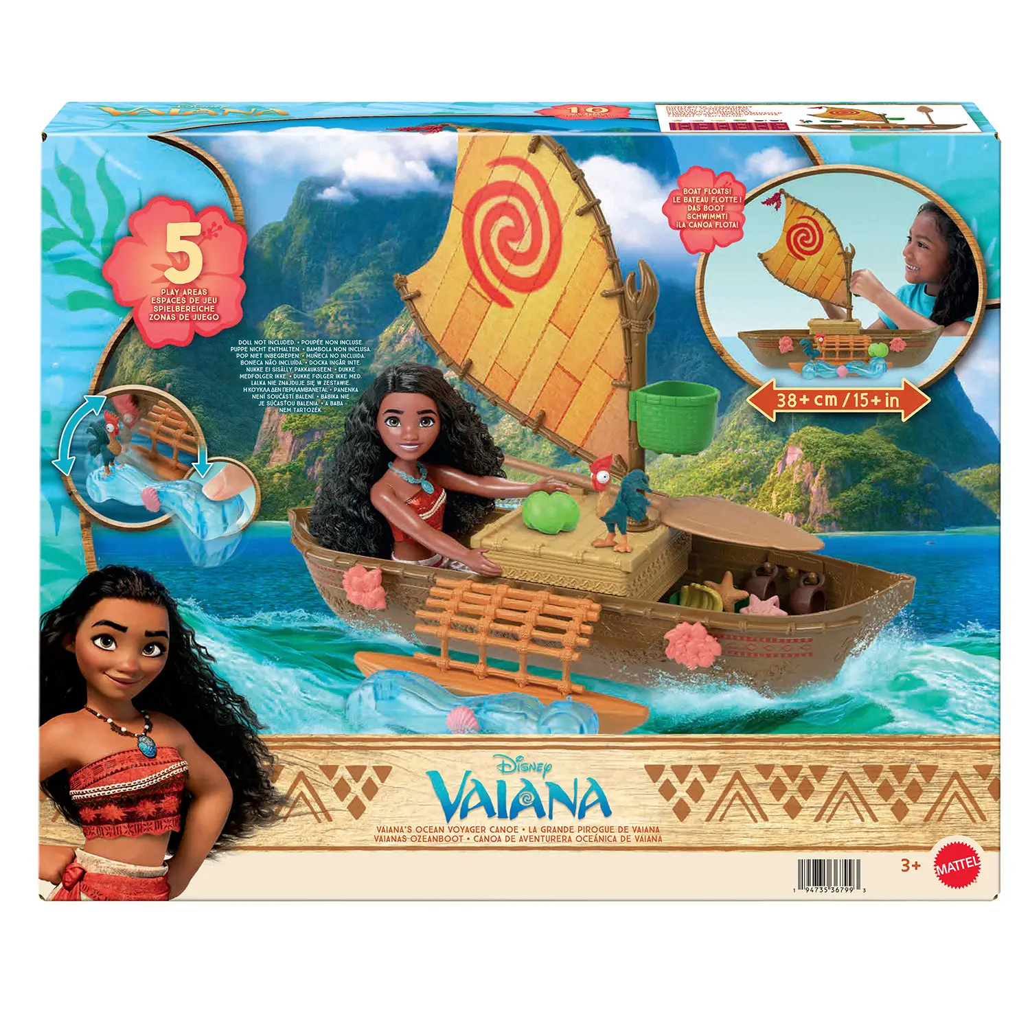 Disney Vaiana Canoa Galleggiante JLN22 - collezionabili bambina