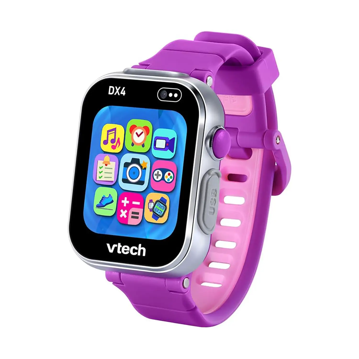 VTech Kidizoom Smartwatch DX4 16 in 1 Rosa Scuro, Italiano, 5+ Anni - giochi elettronici