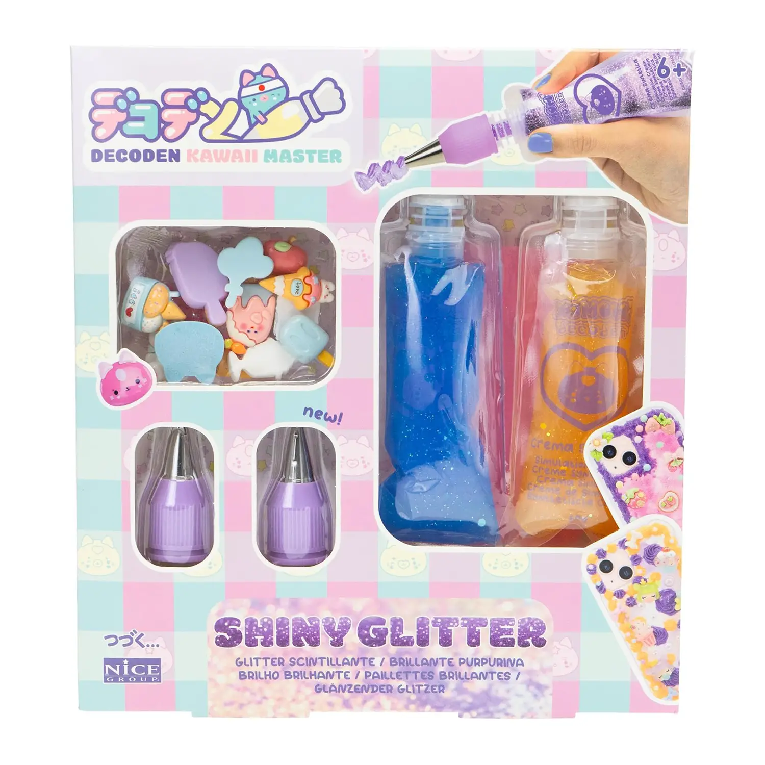 Momomi Decoden - Shiny Glitter Kit - creatività