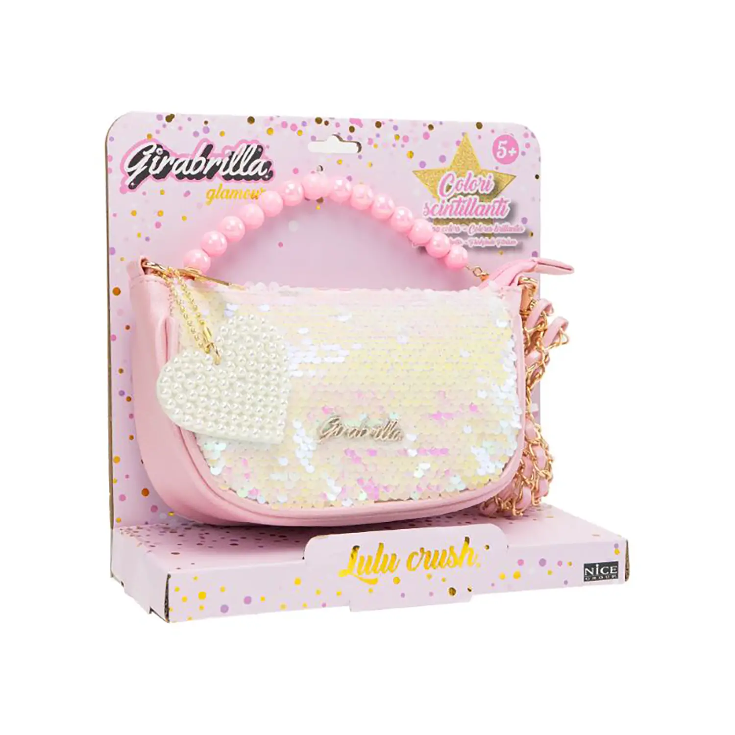 Girabrilla Lulu' Crush Borsetta Con Pailettes - bellezza e accessori