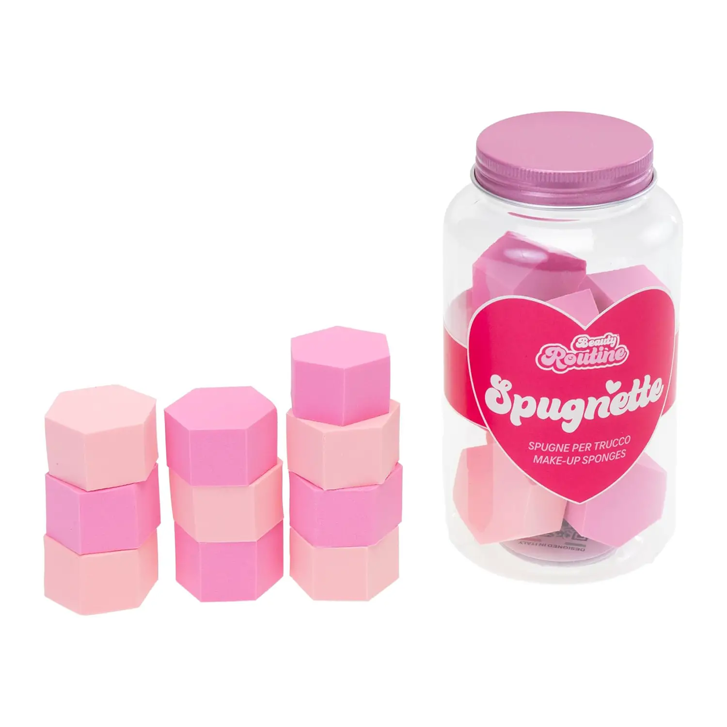 Beauty Routine Spugnette Per Make Up 10 Pezzi - bellezza e accessori