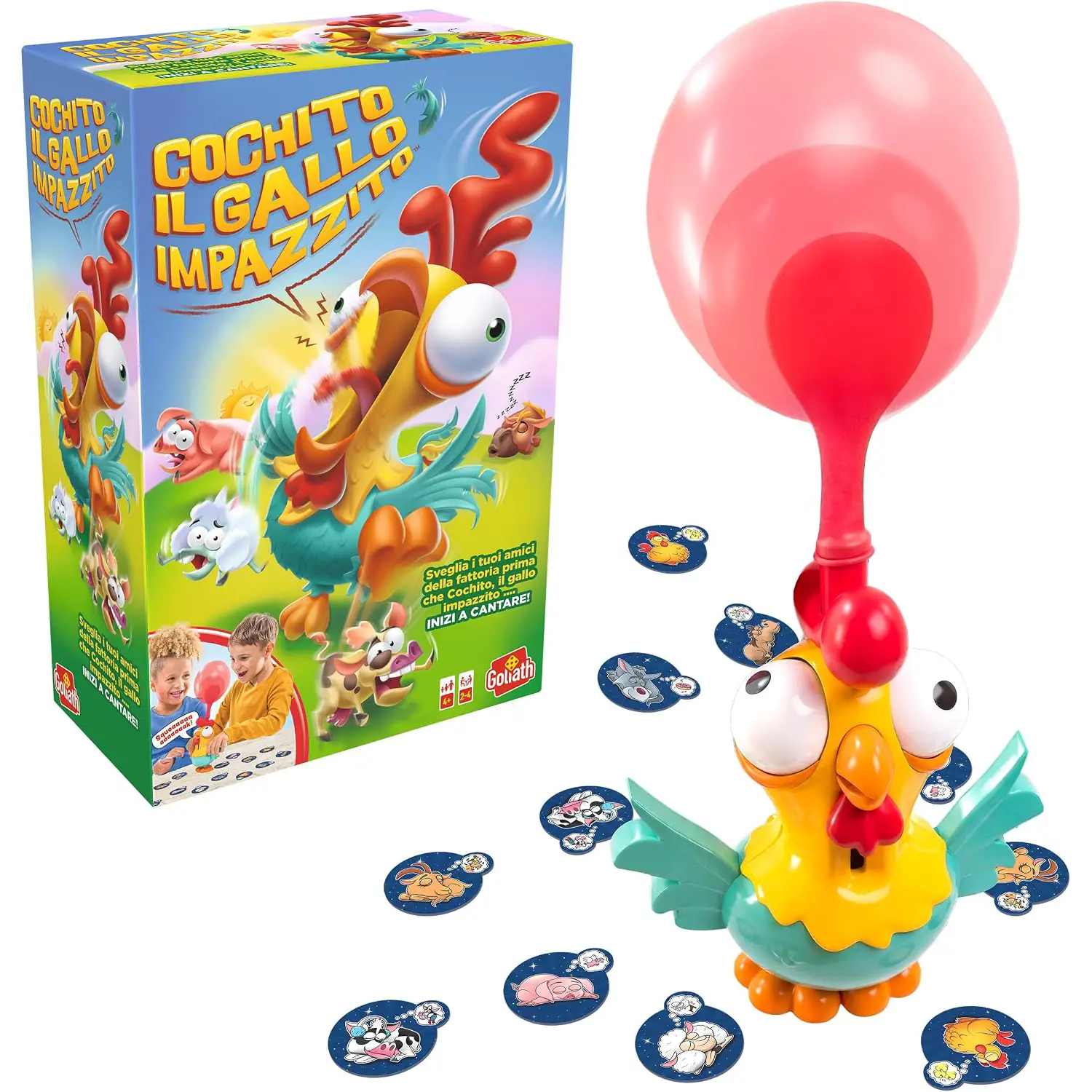 Goliath Cochito Gallo Impazzito - Gioco per Bambini - Giochi di società