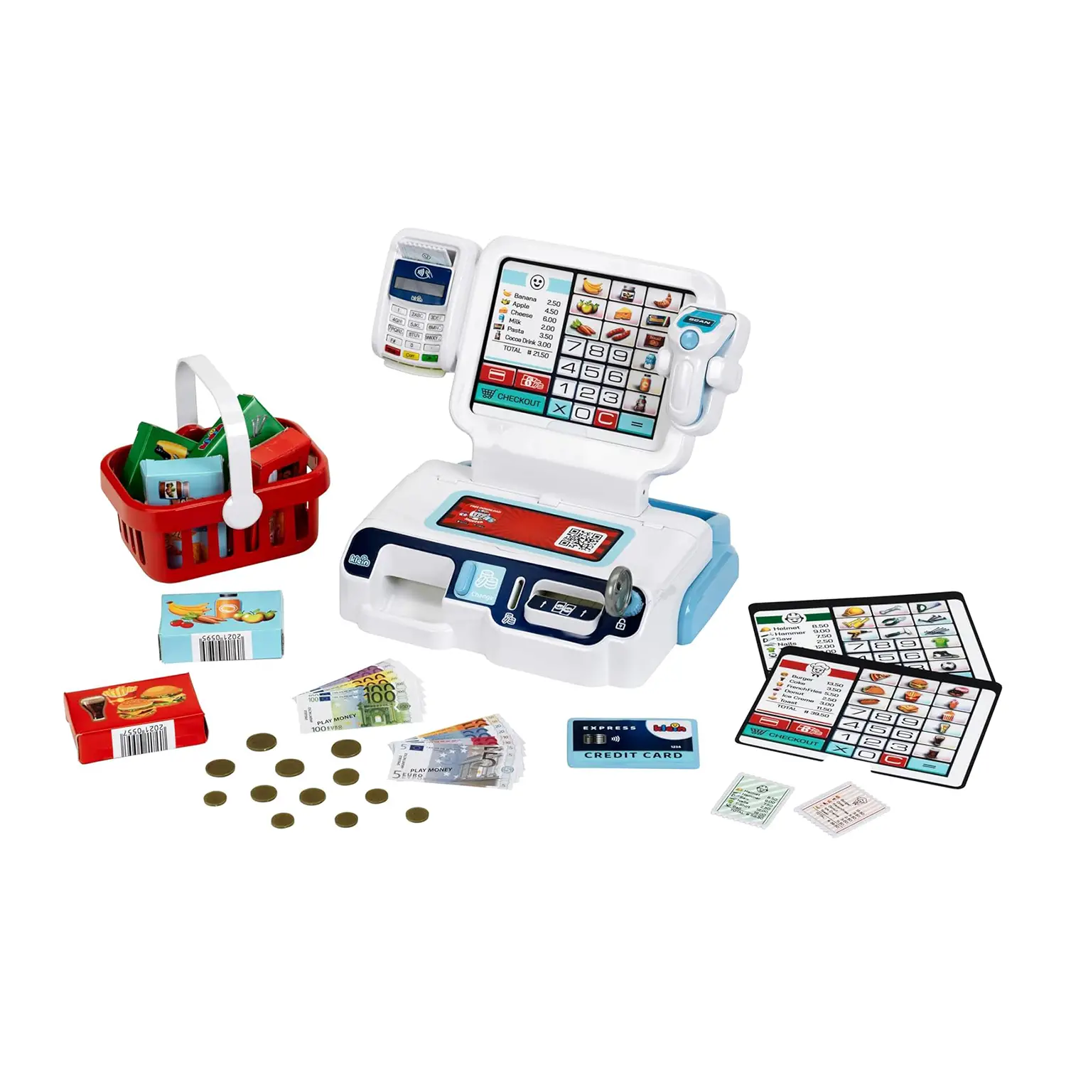 Cassa Self Service con Scanner KLEIN - Gioco del Supermercato - Cucine e gioco simbolico
