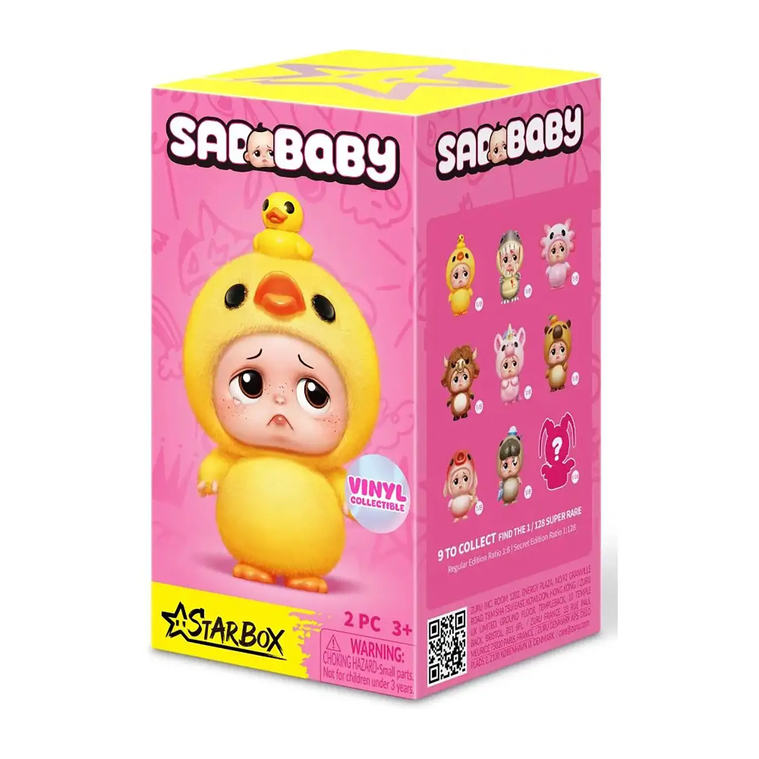 Starbox Sad Baby Animals Blind Box Figura a Sorpresa - collezionabili bambina