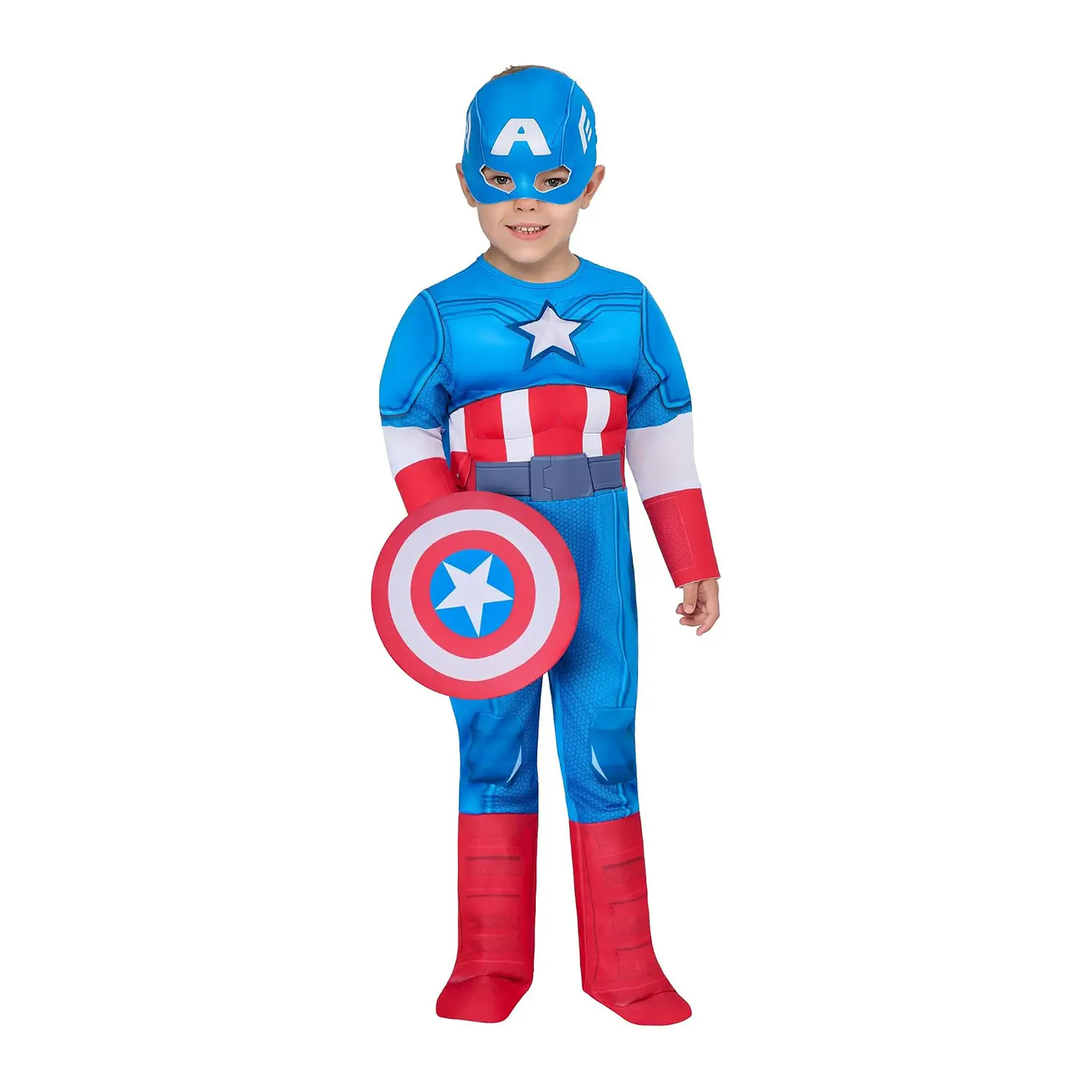 Costume Capitan America Per Bambini 3-4 Anni - abiti bambino e bambina