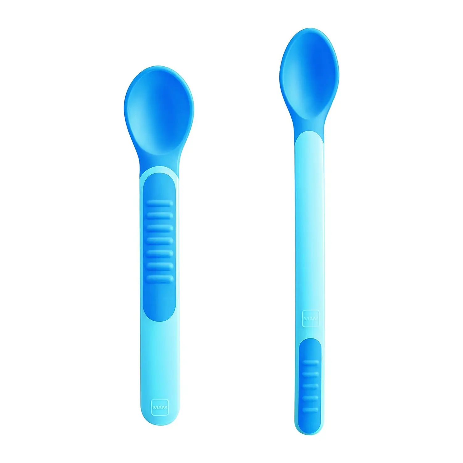 Set 2 Cucchiai Termosensibili Con Cover Blu - pappa