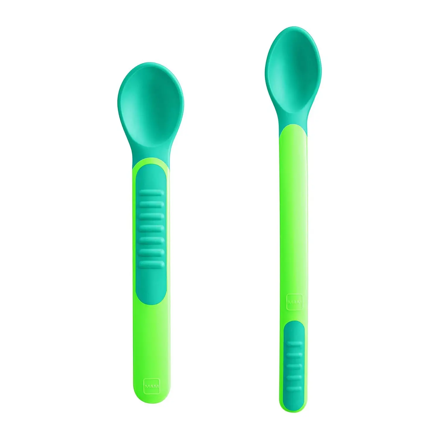 Set 2 Cucchiai Termosensibili Con Cover Verde - pappa