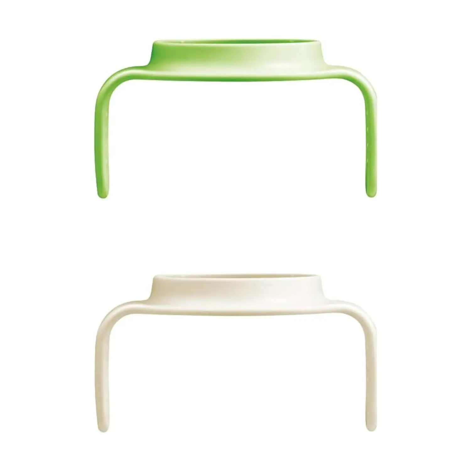 Manici Per Biberon Hold My Cup Day & Night Set 2 Pezzi Verde E Neutro - biberon e accessori