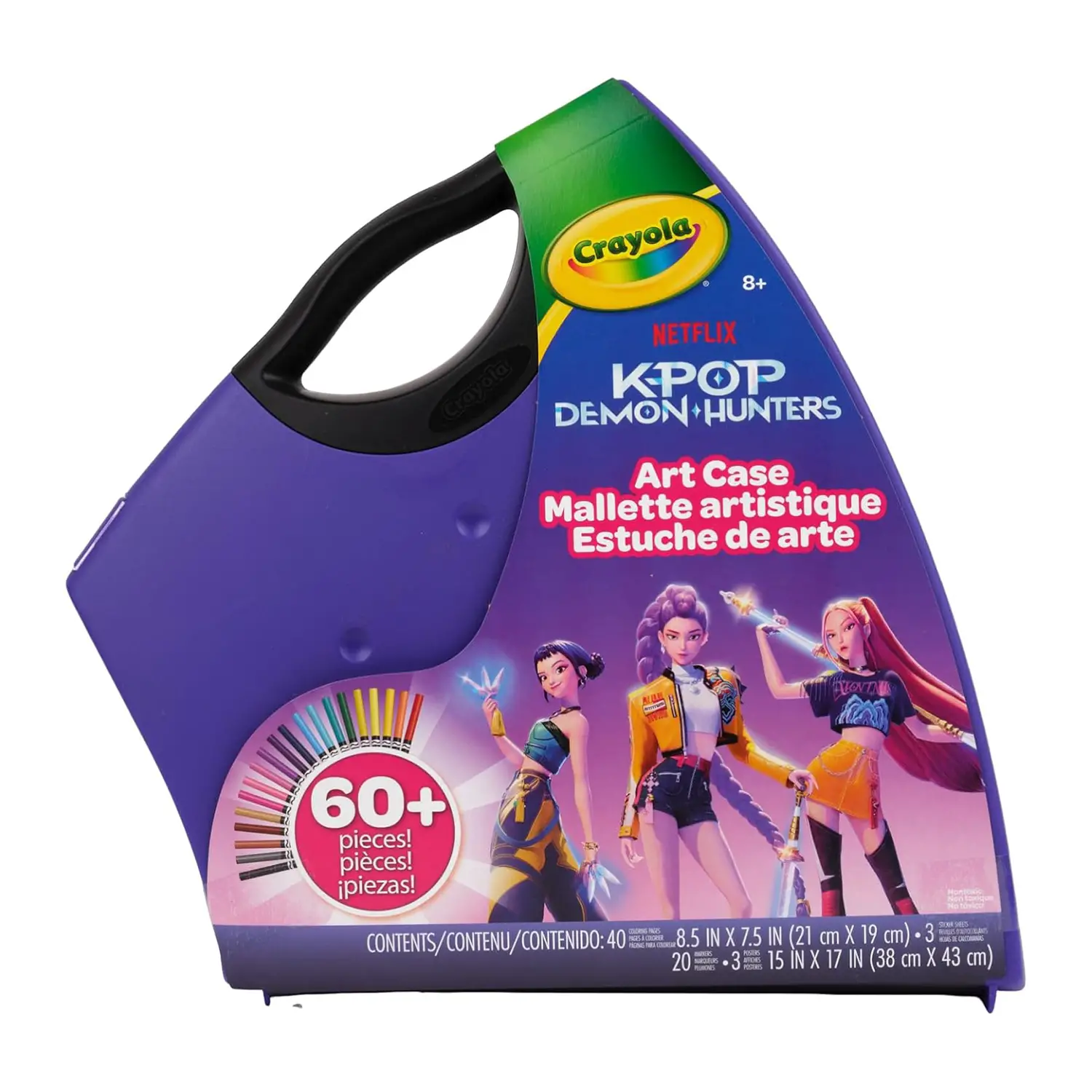 Crayola KPop Demon Hunters Valigetta Artistica da Disegno - creatività