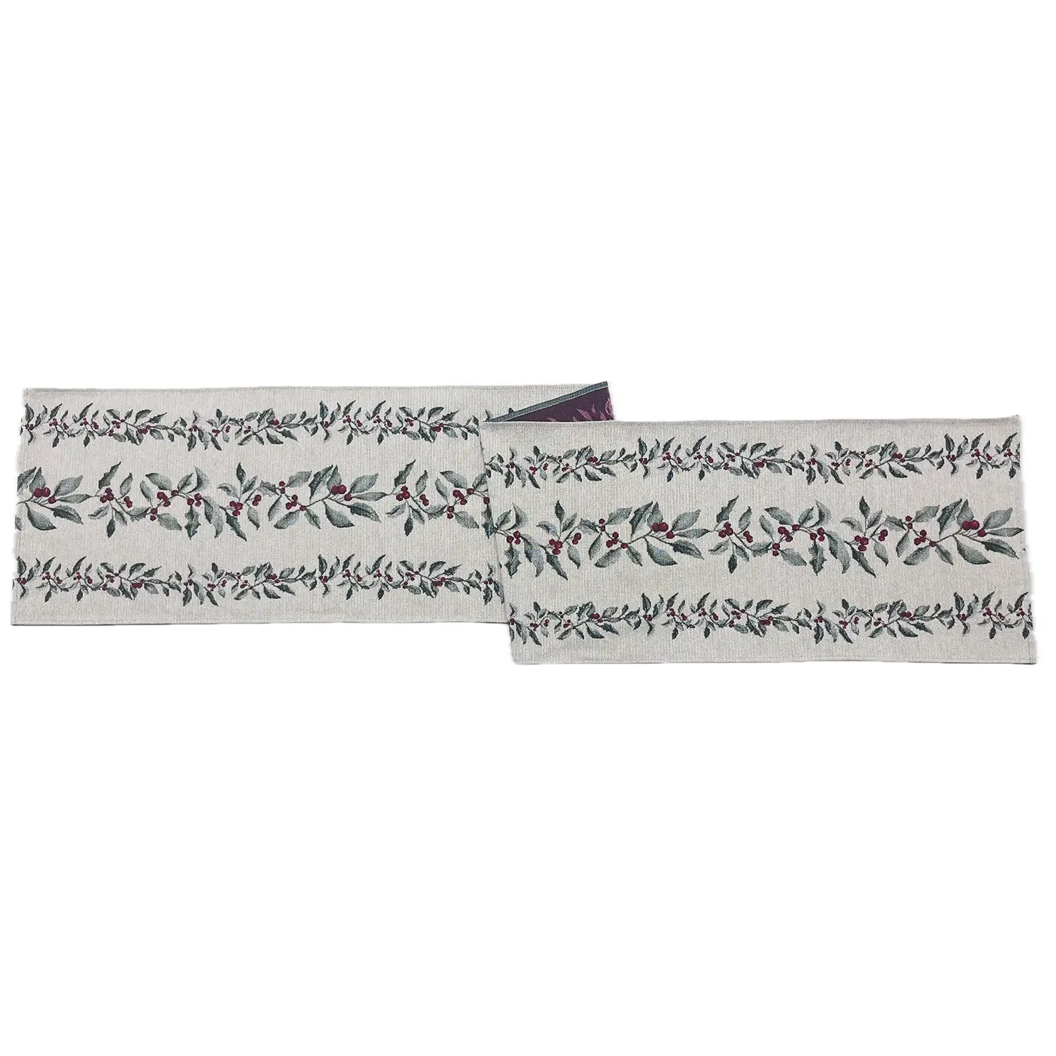 Runner Natalizio Janele 183x33 cm Bizzotto in Poliestere e Cotone - addobbi casa