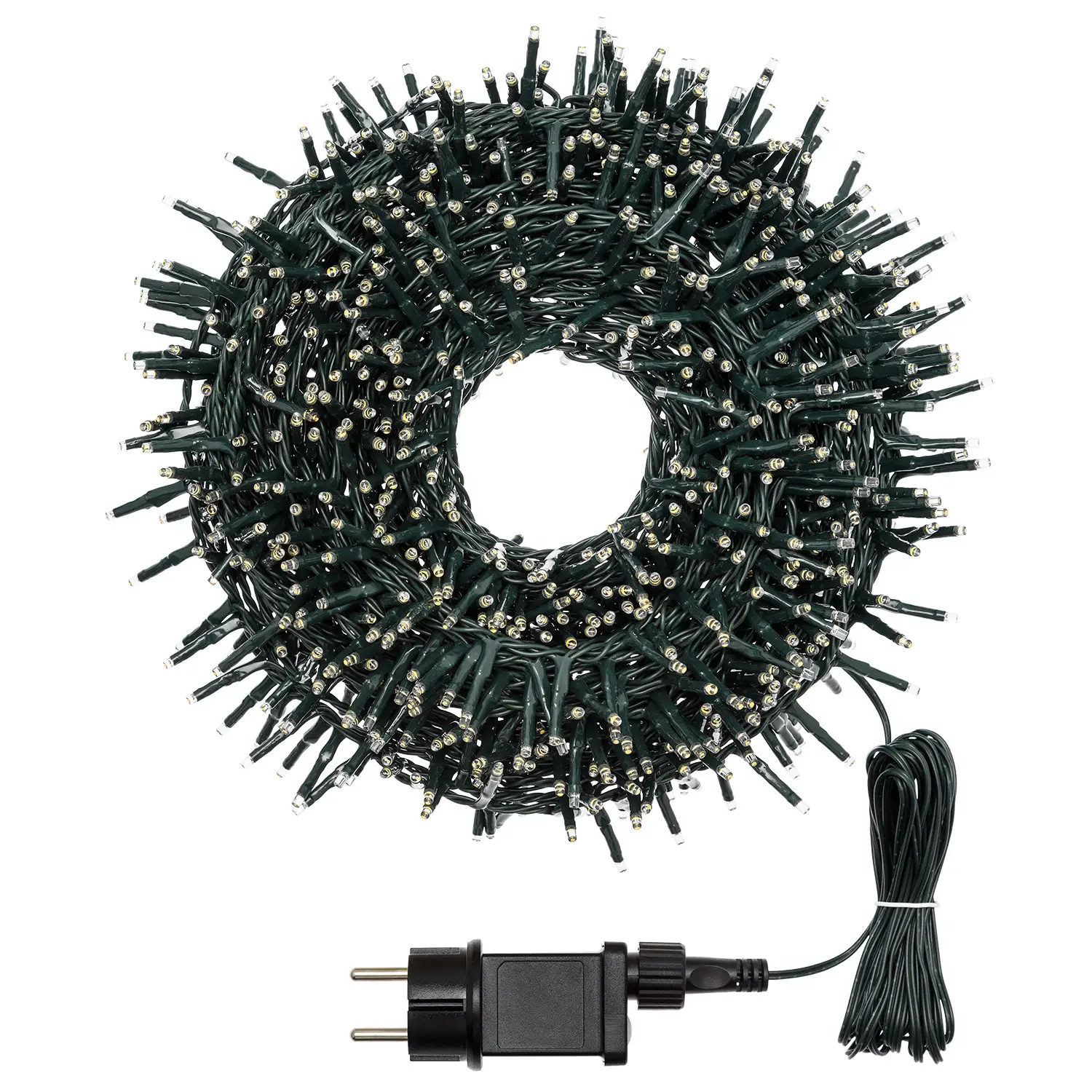 Catena Luminosa Natalizia 1000 MiniLED Bianco Caldo e Flash Bianco 20 m - luci