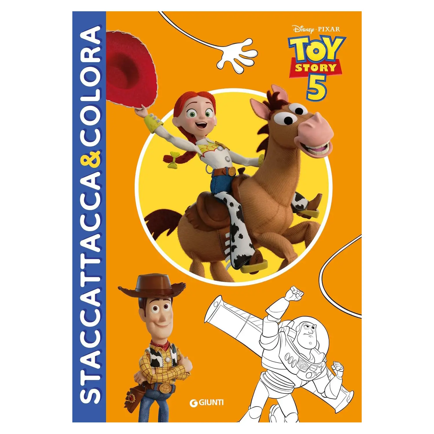 Toy Story 5 - Libro Staccattacca e Colora con Adesivi - Prima biblioteca