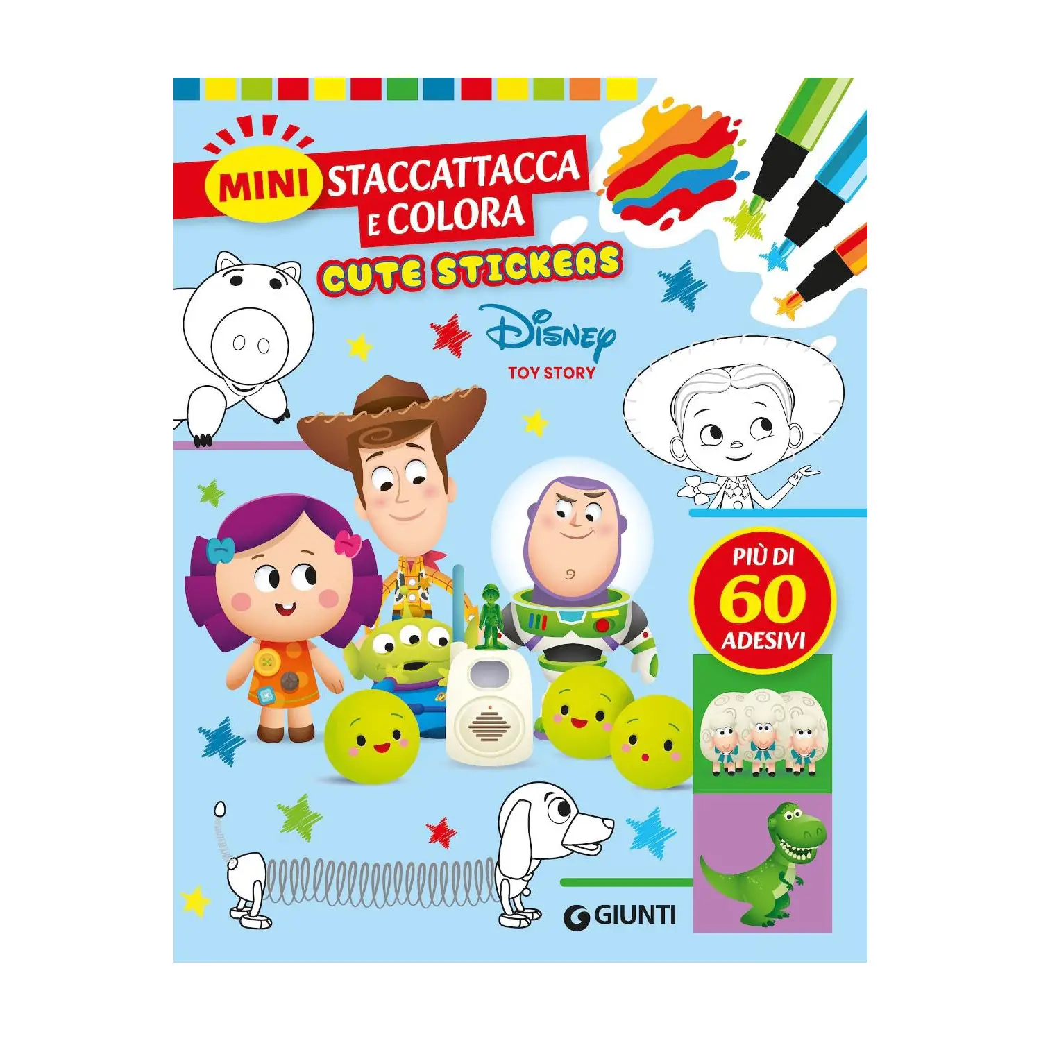 Toy Story - Mini Staccattacca e Colora - Prima biblioteca