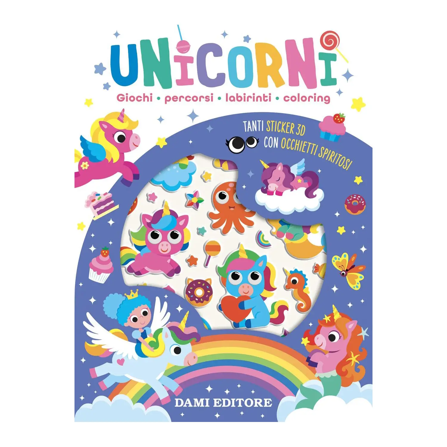 Unicorni - Libro Occhietti Spiritosi - Prima biblioteca