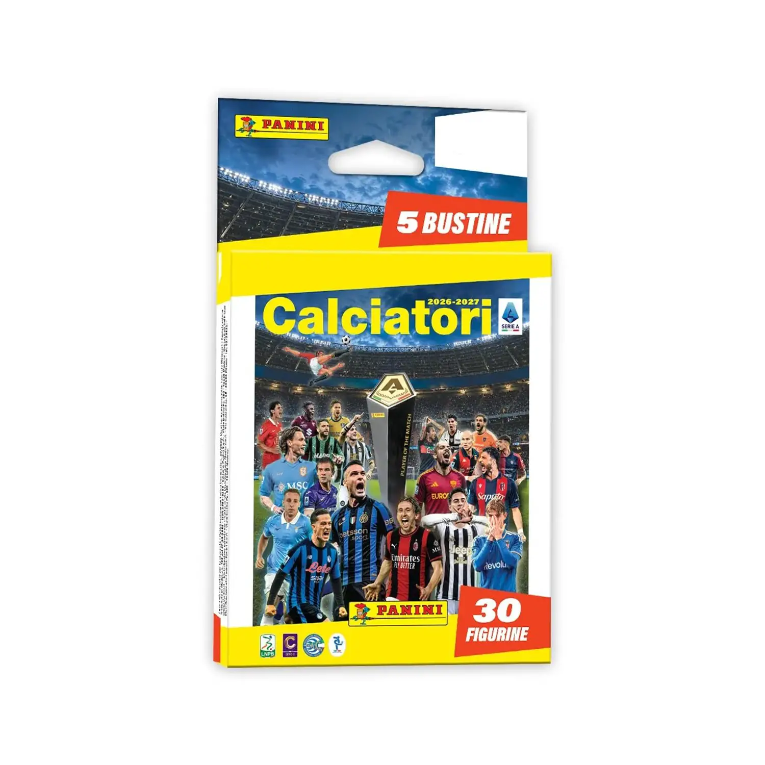 Calciatori Panini 2026/2027 5 Bustine Da 6 Figurine - action figures ed accessori