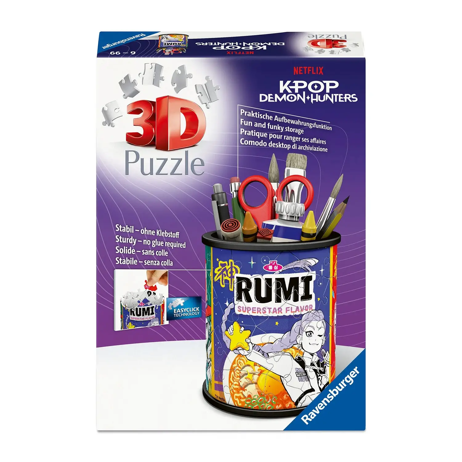 Puzzle 3D Portapenne Kpop Demon Hunters - puzzle 3d