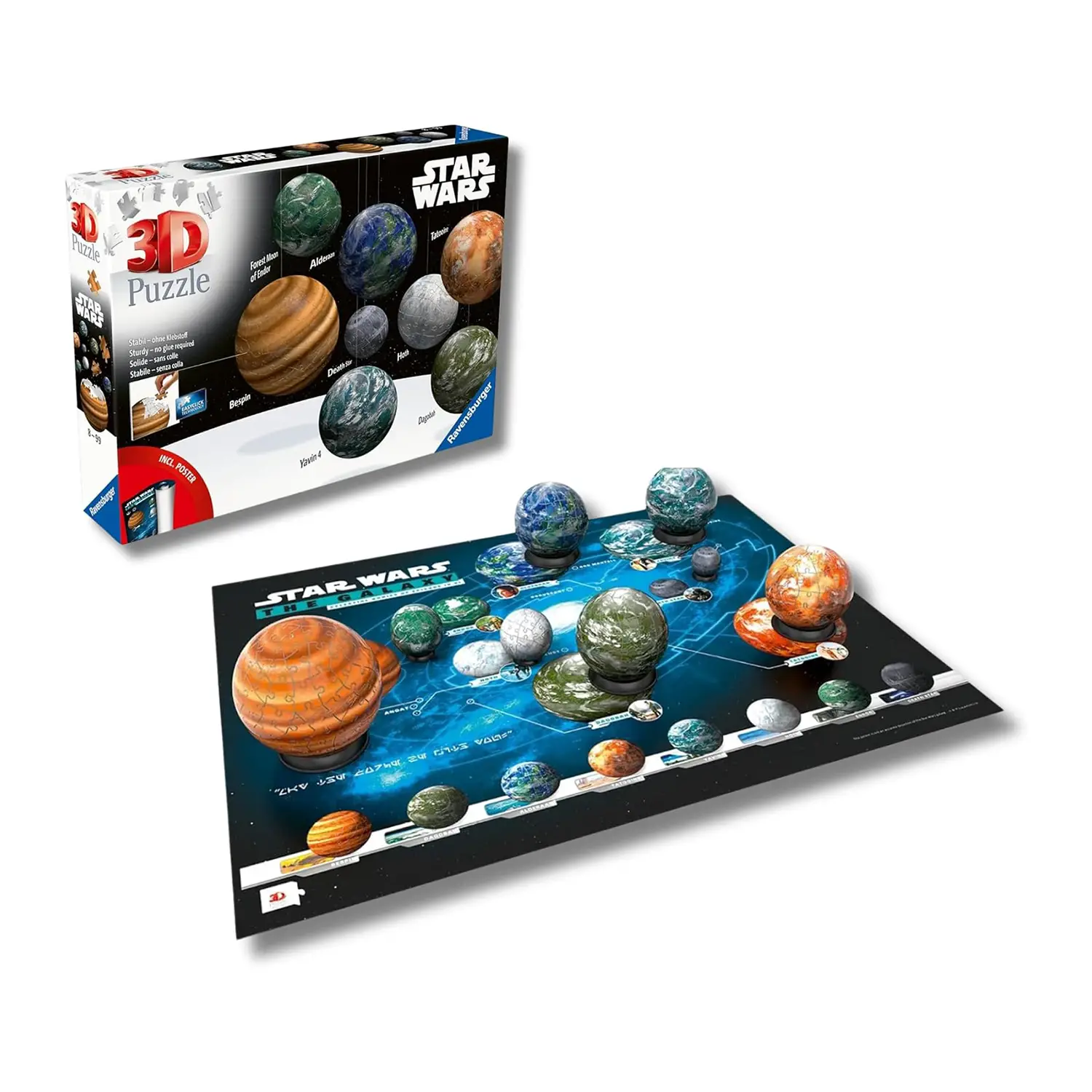 Puzzle 3D Star Wars Planetario Ravensburger - puzzle 3d