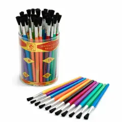 Pennelli Scolastici Giodicolor Assortiti N.1-6 – Set da 72 Pennelli