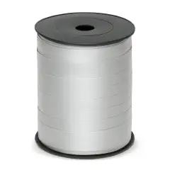 Nastro Regalo Argento Arricciabile 10 mm x 250 Yard – Nastro Decorativo in Polipropilene