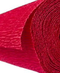 Carta Crespa Rosso Premium Pesante – Rotolo da 50 cm × 2,5 m, 180 g/m²