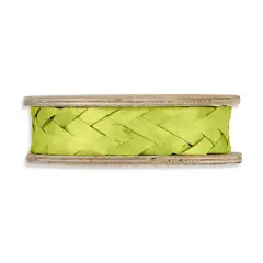 Fascia Fibra Intrecciata Verde 9 Metri – Nastro Decorativo Verde