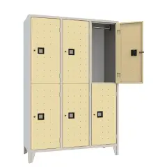 Armadio Casellario Quadro 6 Posti Ante Sabbia - Conforme CAM