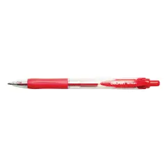 Penna a Scatto Gel School – Rossa – Confezione da 10 Pezzi