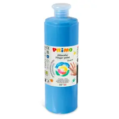 Colori a Dita Primo Cyan 750 ml – Tempera a Dita per Bambini