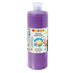 Colori a Dita Primo Viola 750 ml – Tempera a Dita per Bambini