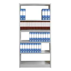 SCAFFALE MONOBLOCCO CM.100X39X200H - GRIGIO PERLA