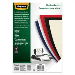 Copertine per Rilegatura Goffrate A4 Avorio – Cartoncino 250 gr - 100 Pezzi