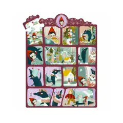 Puzzle Favole da Raccontare: Le Avventure di Cappuccetto Rosso, 35 Tessere in Cartone
