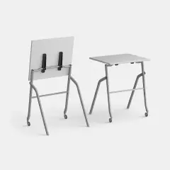 Banco Scuola Ribaltabile Pitagora Light – Cm 70x60 - Altezza 76 cm - Conforme CAM