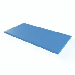 Materassino Color per Ginnastica e Psicomotricità dei Bambini cm.70x140, Celeste