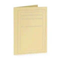 Cartella Per Atti Pesante Con Stampa Giallo