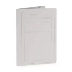 Cartelline 3 Lembi con Stampa 50Pezzi Grigio Gr190