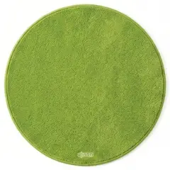 Tappeto Circolare Antiscivolo e Ignifugo, Diametro 200 Cm, Colore Verde