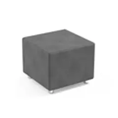 POUFF QUADRATO H 45 CM - GRIGIO