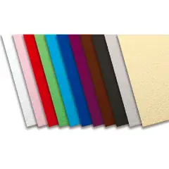 Cartoncino Colorato Premium Liscio-Ruvido cm. 50x70 Assortimento Integrativo 30 Fogli