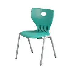 Sedia Scolastica Classe 3.0 Misura 4 – Altezza Seduta 39 cm | Verde – 2 Pezzi