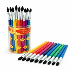 Pennelli Scolastici Giodicolor Assortiti N.7-12 – Set da 72 Pennelli