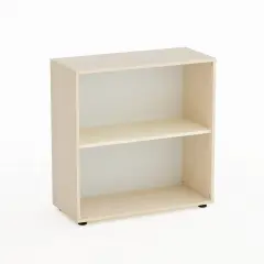 Mobile Kubò Betulla A Giorno H 90 cm Ripiano Magnolia - Conforme CAM