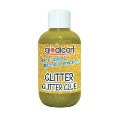 Tempera Acriica Glitter Giodicolor - 250 ml - Oro