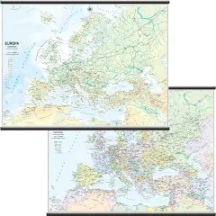 Carta Geografica Europa – Cartina Murale Fisica e Politica