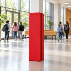 Copricolonna Giodisoft Rosso – Protezione Imbottita per Colonne e Pilastri su Misura