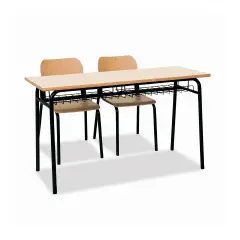Banco Biposto 900 H 76 cm - Sottopiano in Lamiera – Secondaria di Secondo Grado - CAM